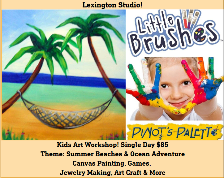 SINGLE DAY WORKSHOP $120! Theme: Summer Beaches & Ocean Adventure